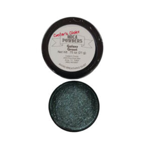 Casters Choice Galaxy Green Mica Powder