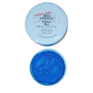 Casters Choice Brilliant Blue Mica Powder