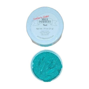 Casters Choice Teal Mica Powder